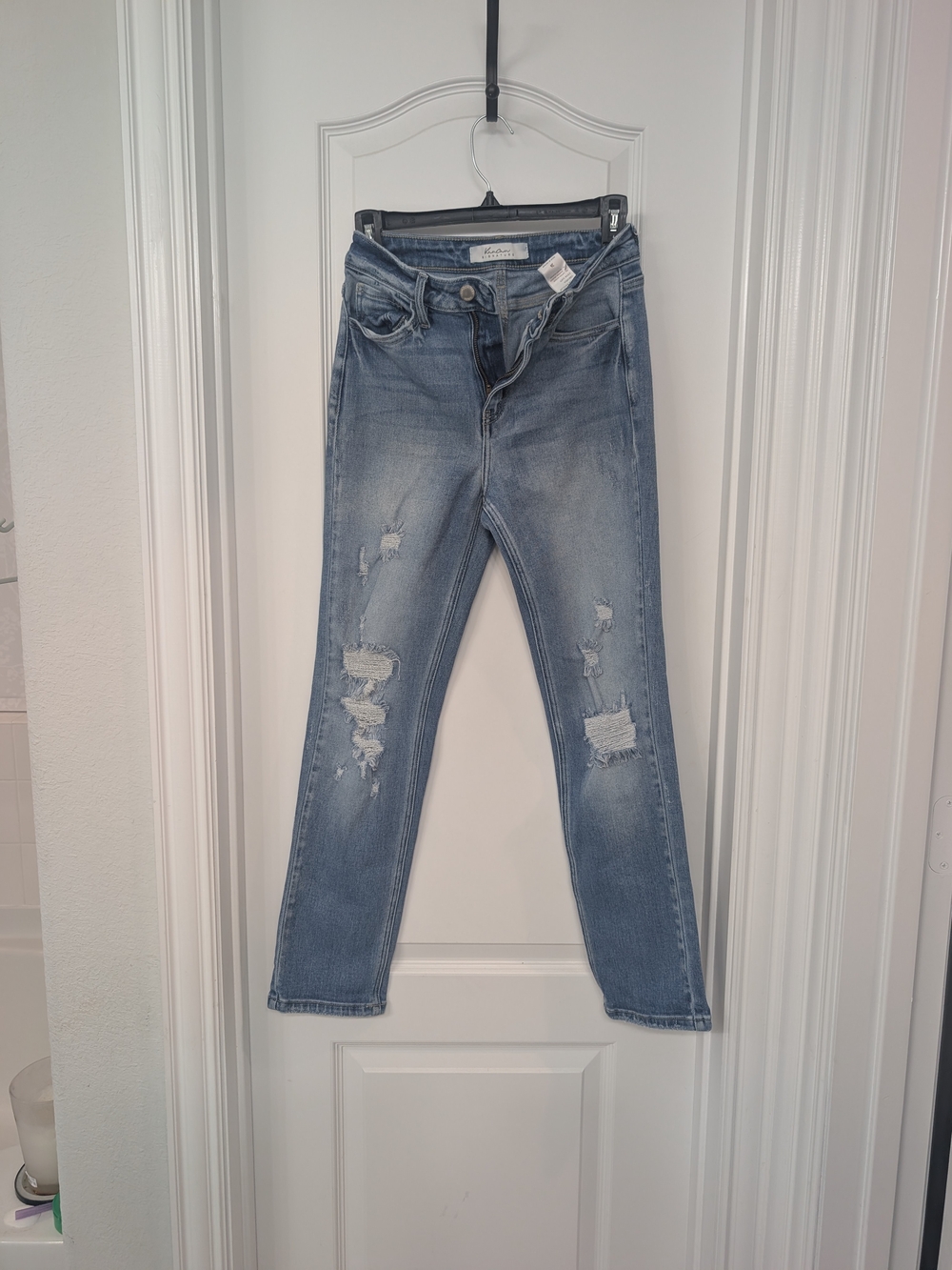KanCan Light Blue Distressed Skinny Jeans